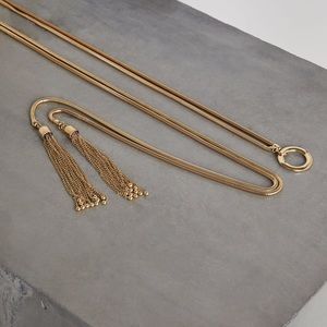 Tassel Tie Chain Belt